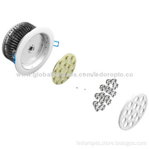 15W LED Ceiling Light with 48 Pieces Aluminum Fins, Bridgelux/Epistar/Epileds Chip